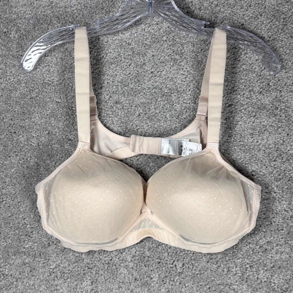 Rosa Faia Anita Eve 5210.107 DeltaPad Spacer‎ Bra Nude Polka Dot Mesh 42B Mens